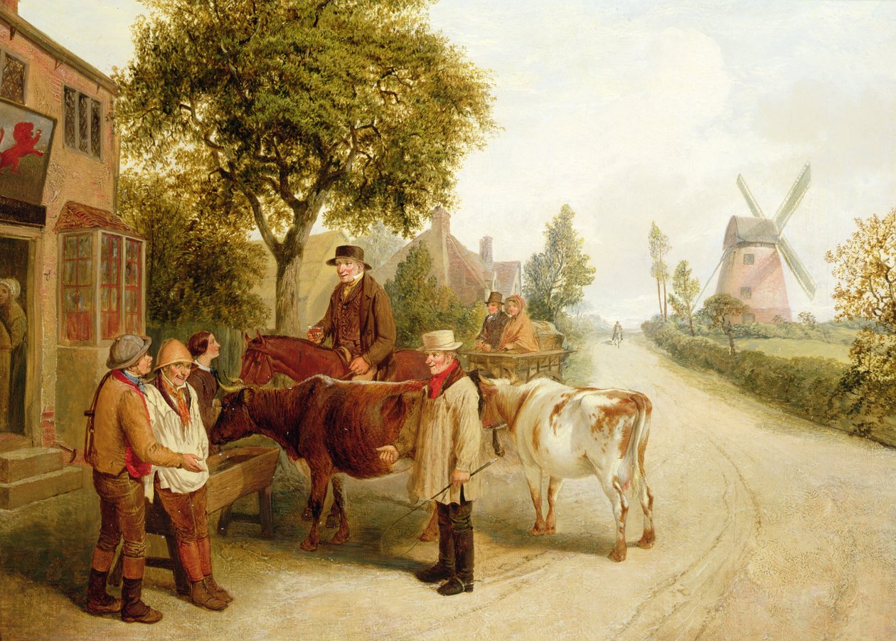 Fuori dal Red Lion da Alfred H. Green