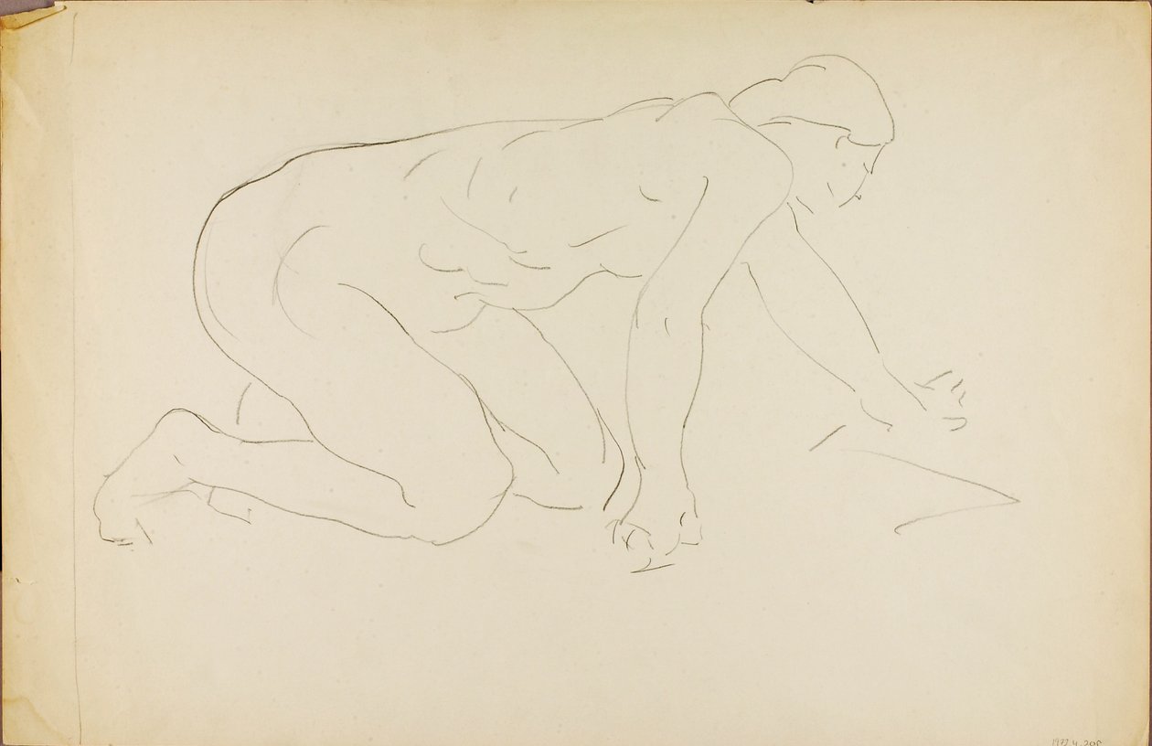 Nudo strisciante da Alfred H. Maurer