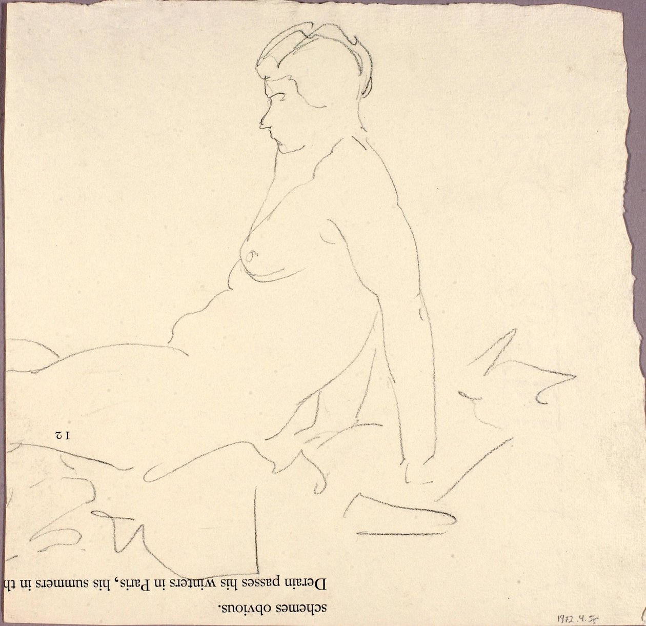 Nudo reclinato da Alfred H. Maurer