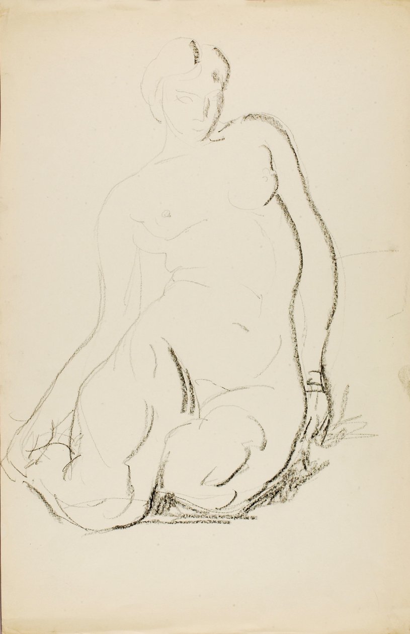 Nudo seduto da Alfred H. Maurer