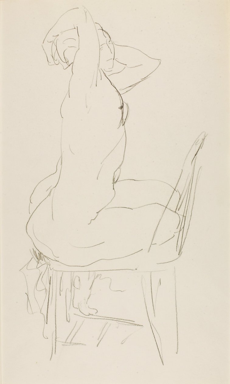 Nudo seduto da Alfred H. Maurer