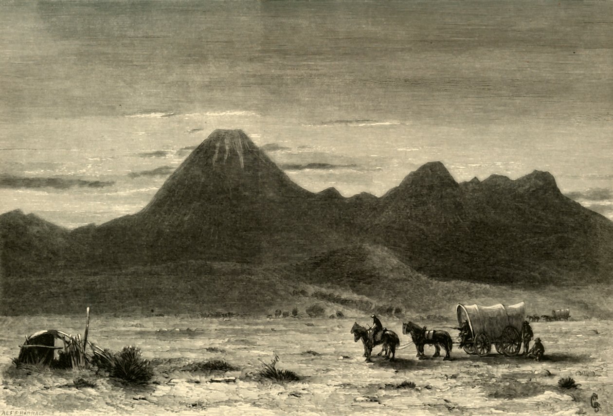 Lassens Butte, Valle del Sacramento da Alfred Harral