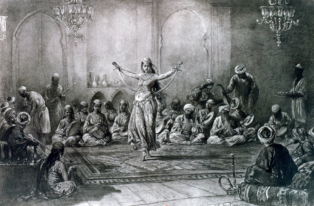 La danza della sciabola, 1872 da Alfred Henri Darjou
