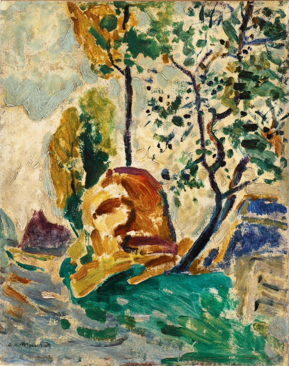Albero e roccia da Alfred Henry Maurer
