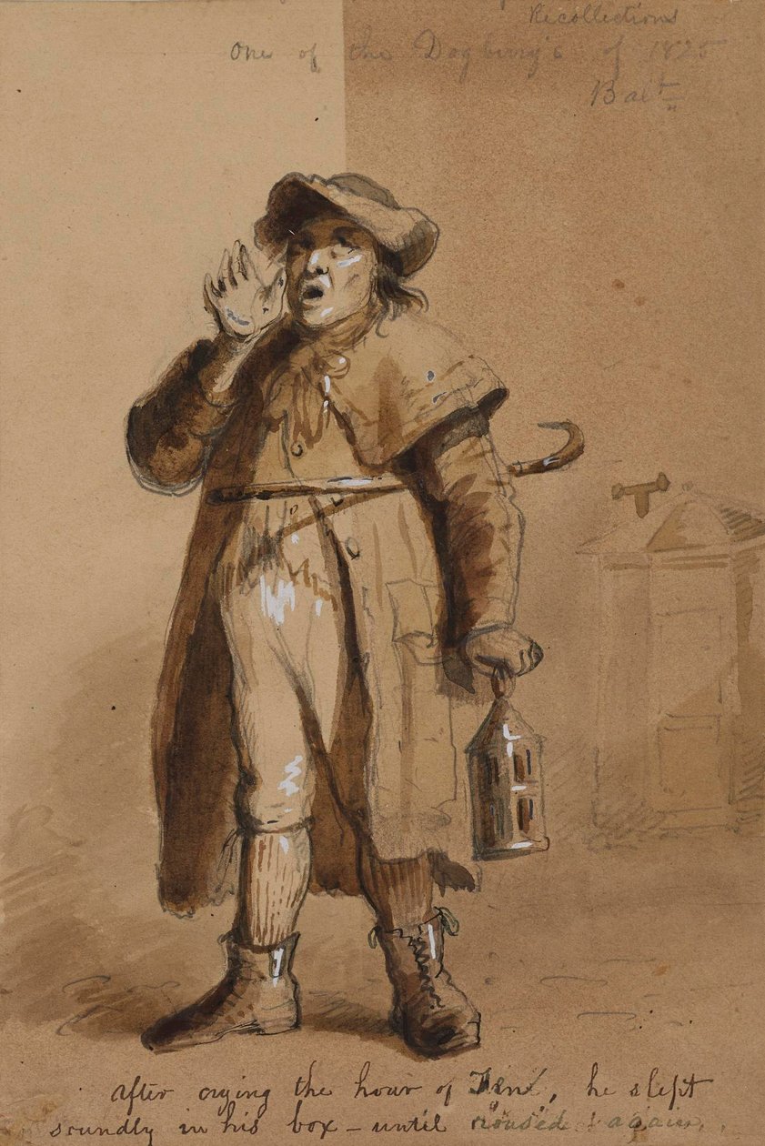 Una guardia notturna di Baltimora da Alfred Jacob Miller
