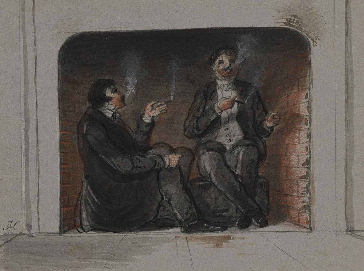 Fumatori di sigari da Alfred Jacob Miller