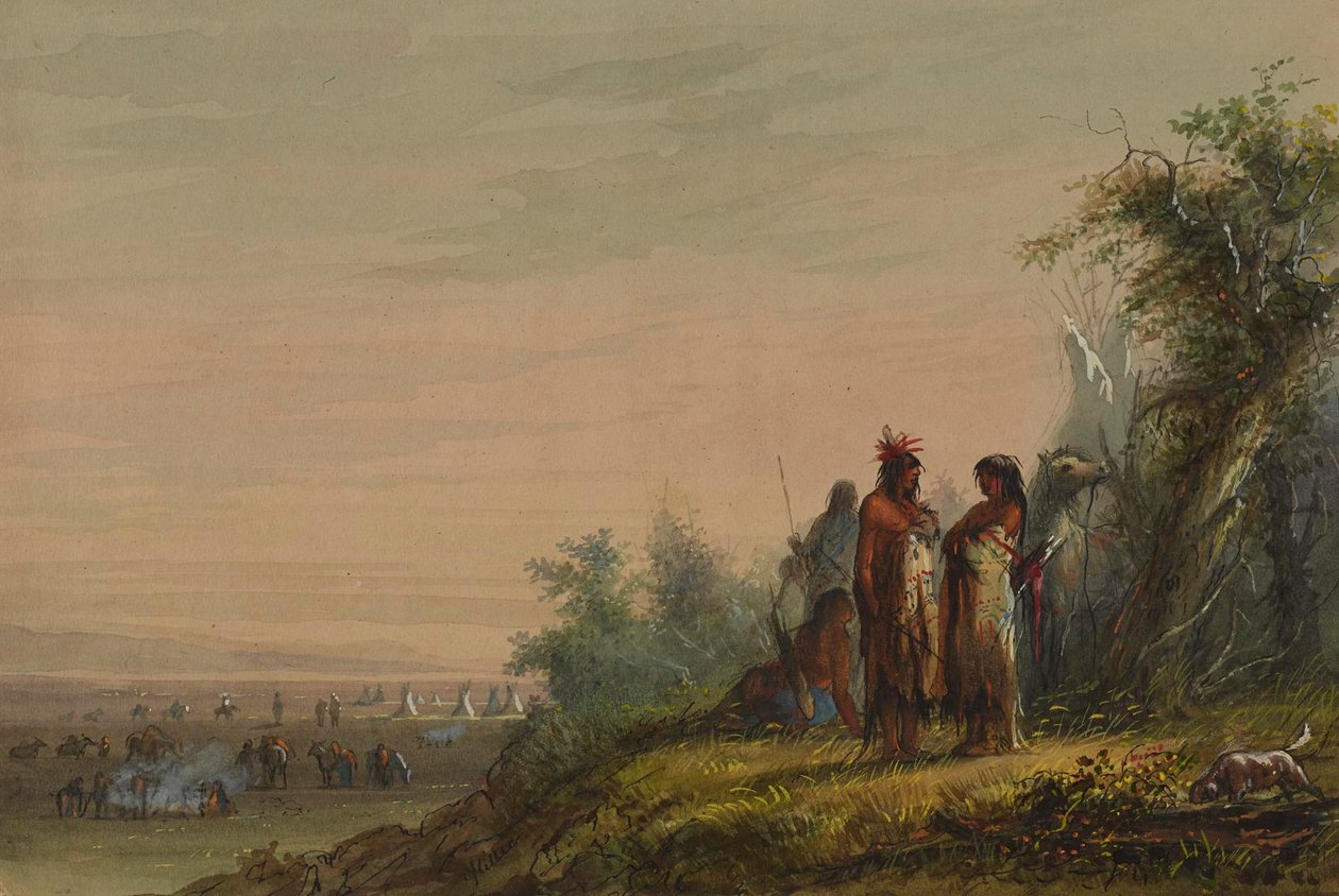 Accampamento da Alfred Jacob Miller