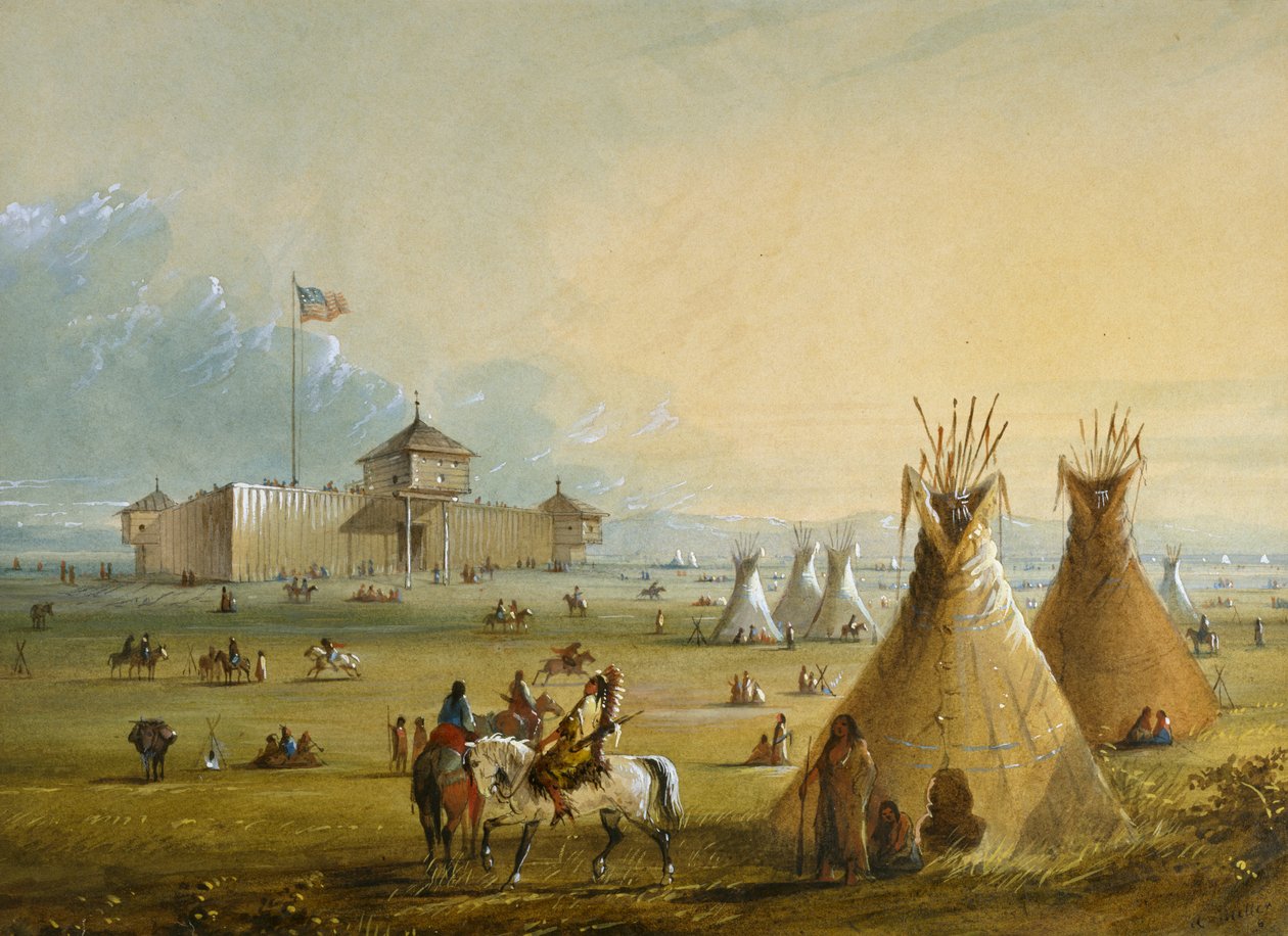 Fort Laramie da Alfred Jacob Miller