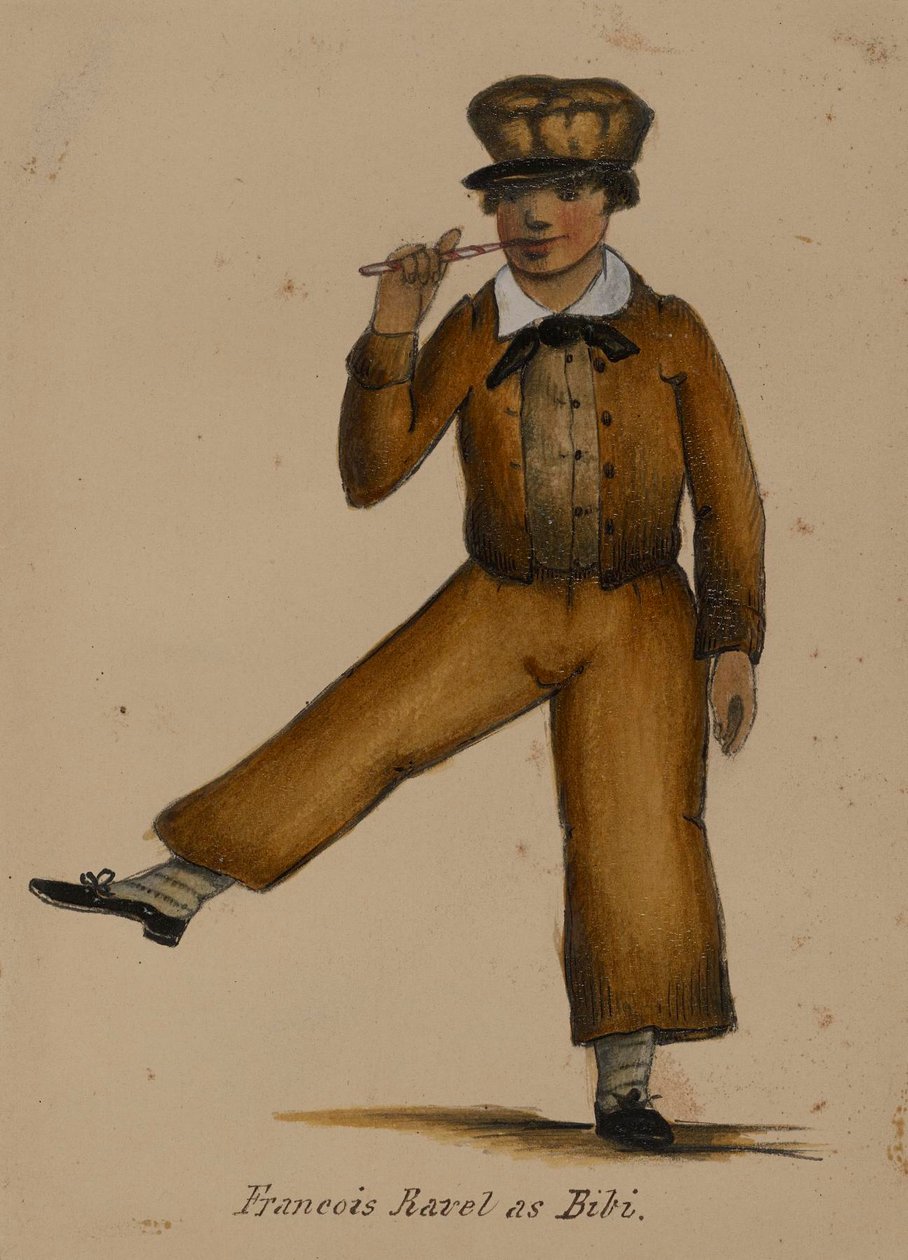 Françoise Ravel nel ruolo di Bibi da Alfred Jacob Miller