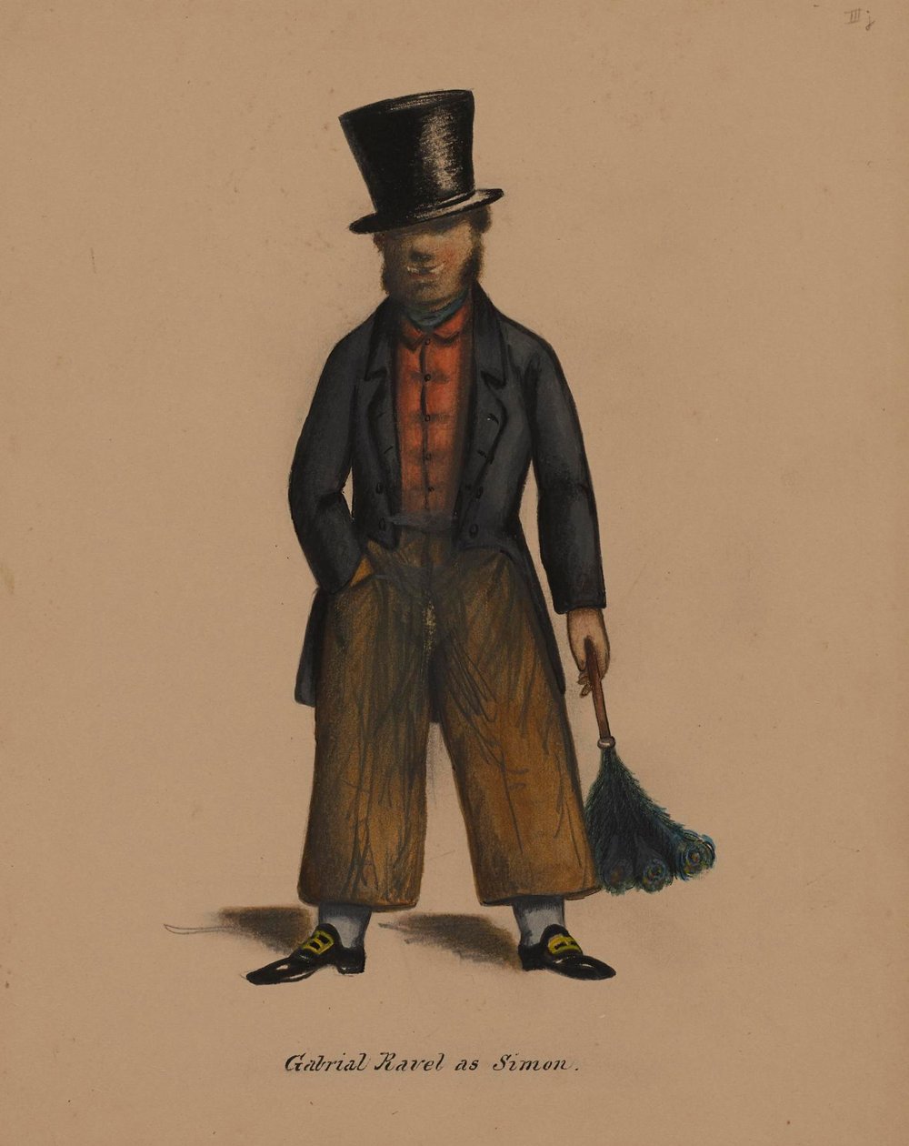 Gabriel Ravel nel ruolo di Simon da Alfred Jacob Miller