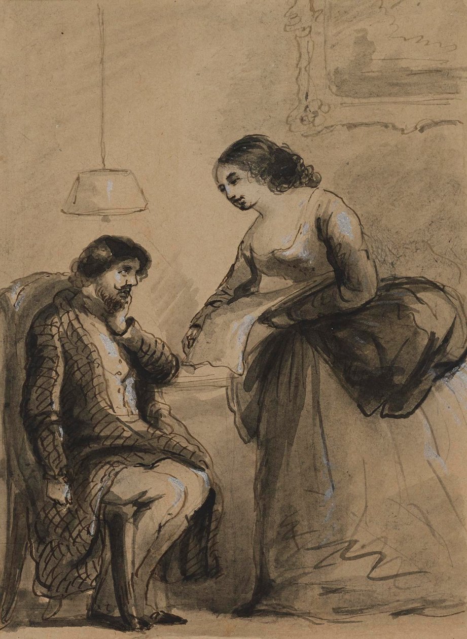 Harry, caro. Guarda che bella seta ho comprato da Alfred Jacob Miller