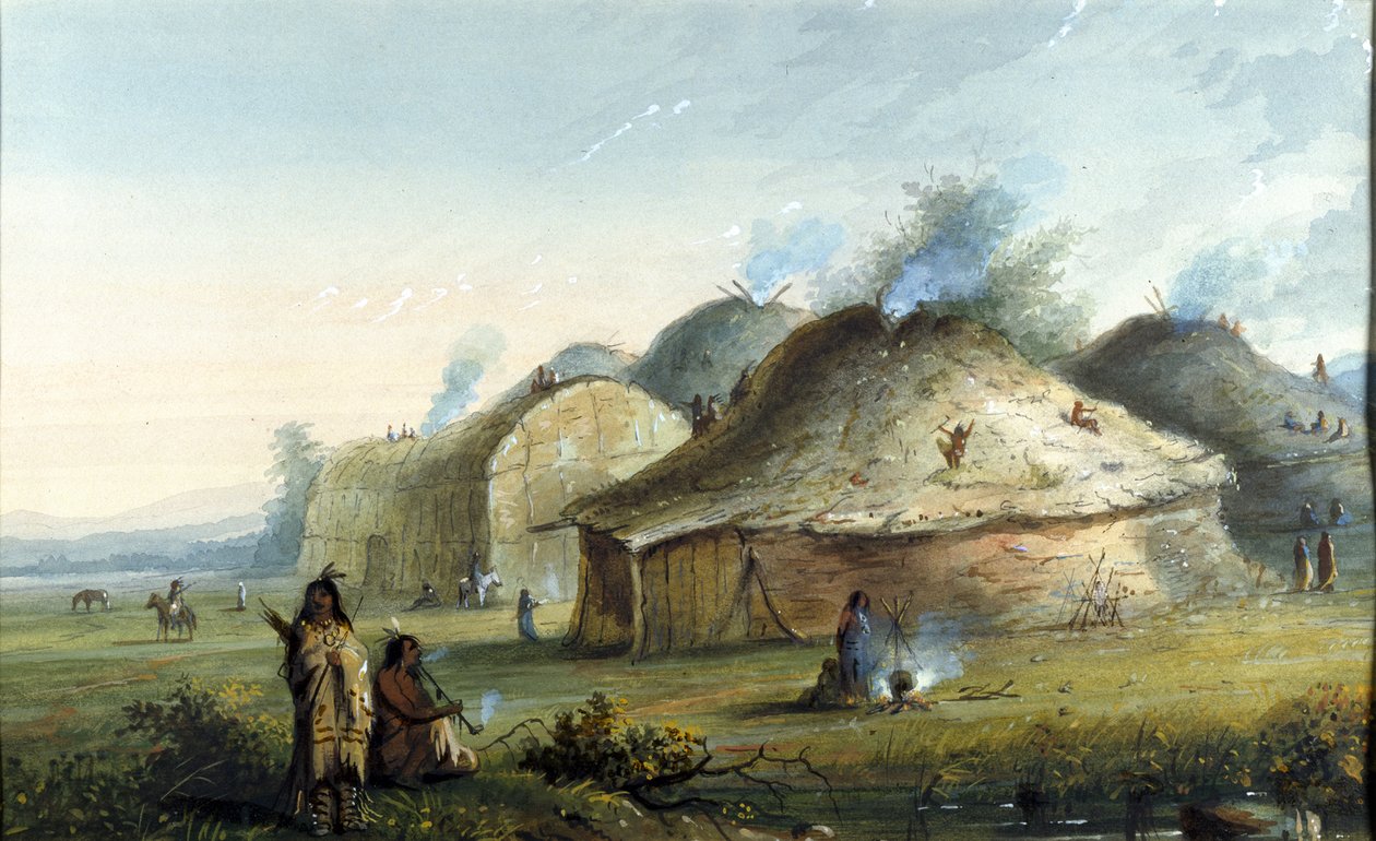 Lodge indiani da Alfred Jacob Miller