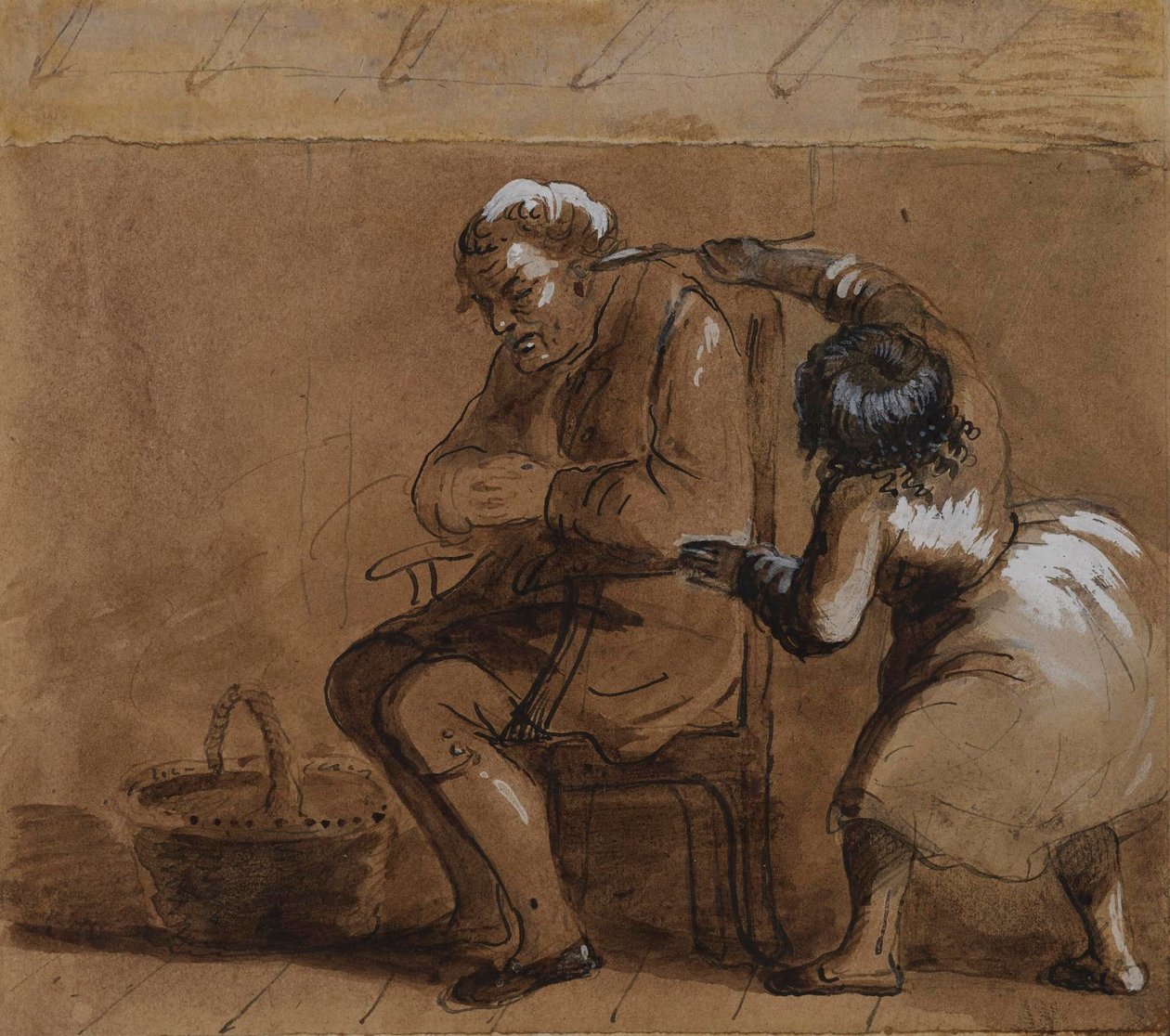Vorrei scambiare il nonno da Alfred Jacob Miller
