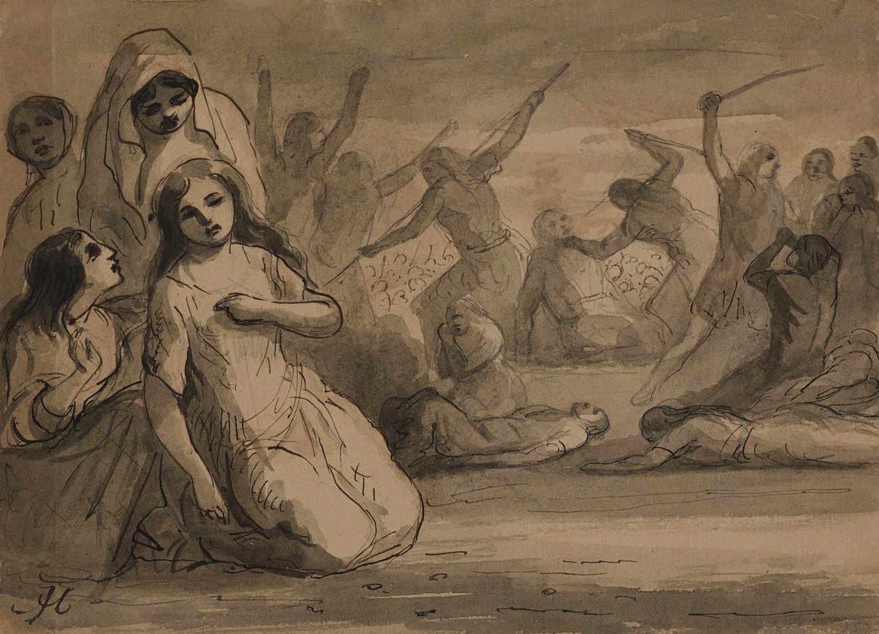 Massacro di San Bartolomeo da Alfred Jacob Miller