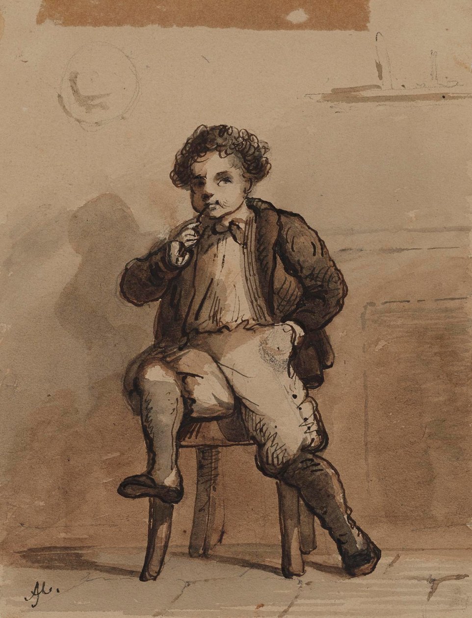 Mio papà fuma, quindi fumo anch’io da Alfred Jacob Miller