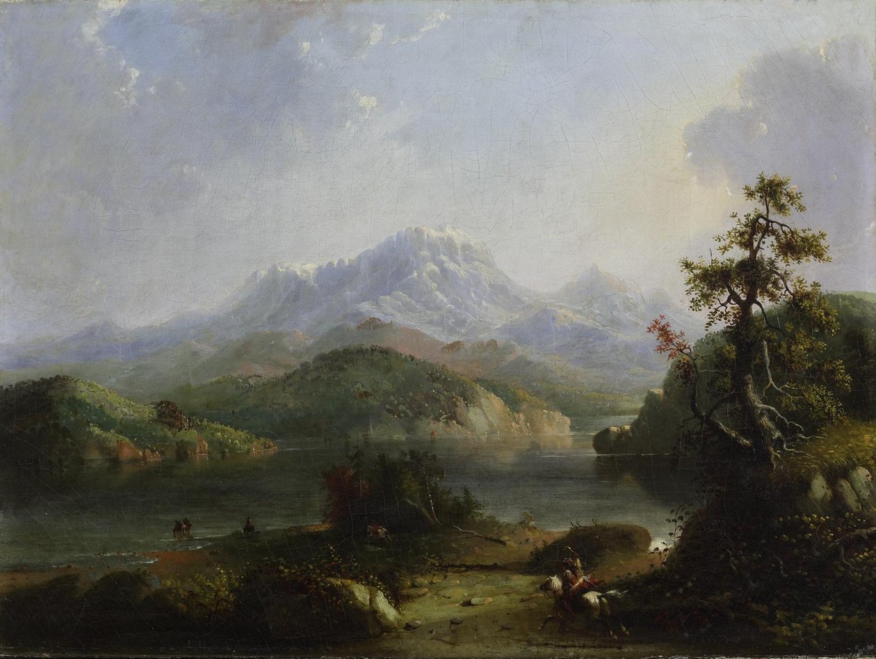 Paesaggio delle Montagne Rocciose, Monti Wind River da Alfred Jacob Miller