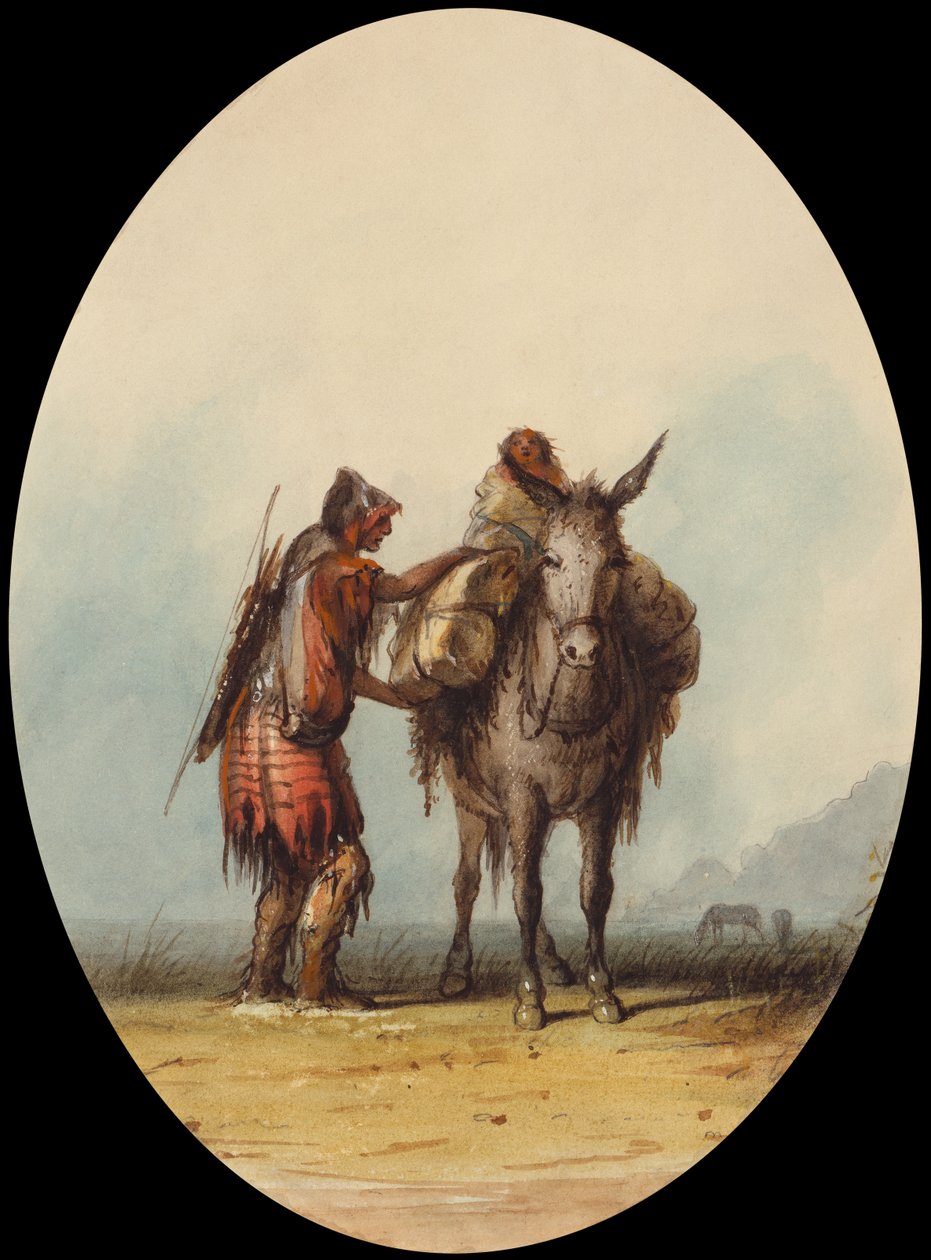 Cercatori di radici, c.1837 da Alfred Jacob Miller