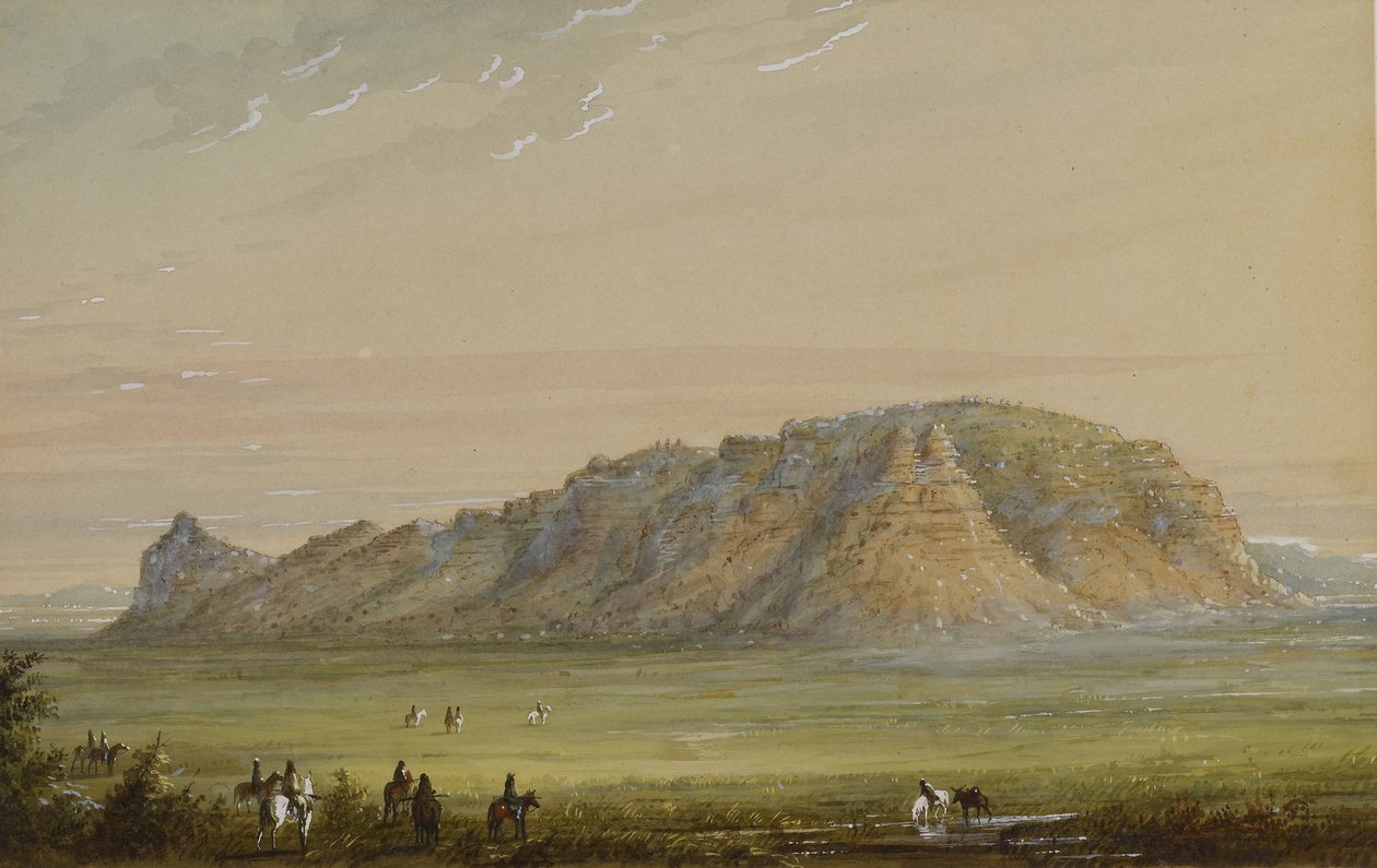 Le scogliere di Scott da Alfred Jacob Miller