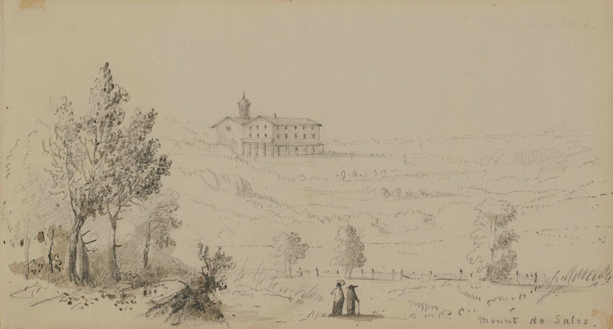 Veduta del monte de Sales da Alfred Jacob Miller