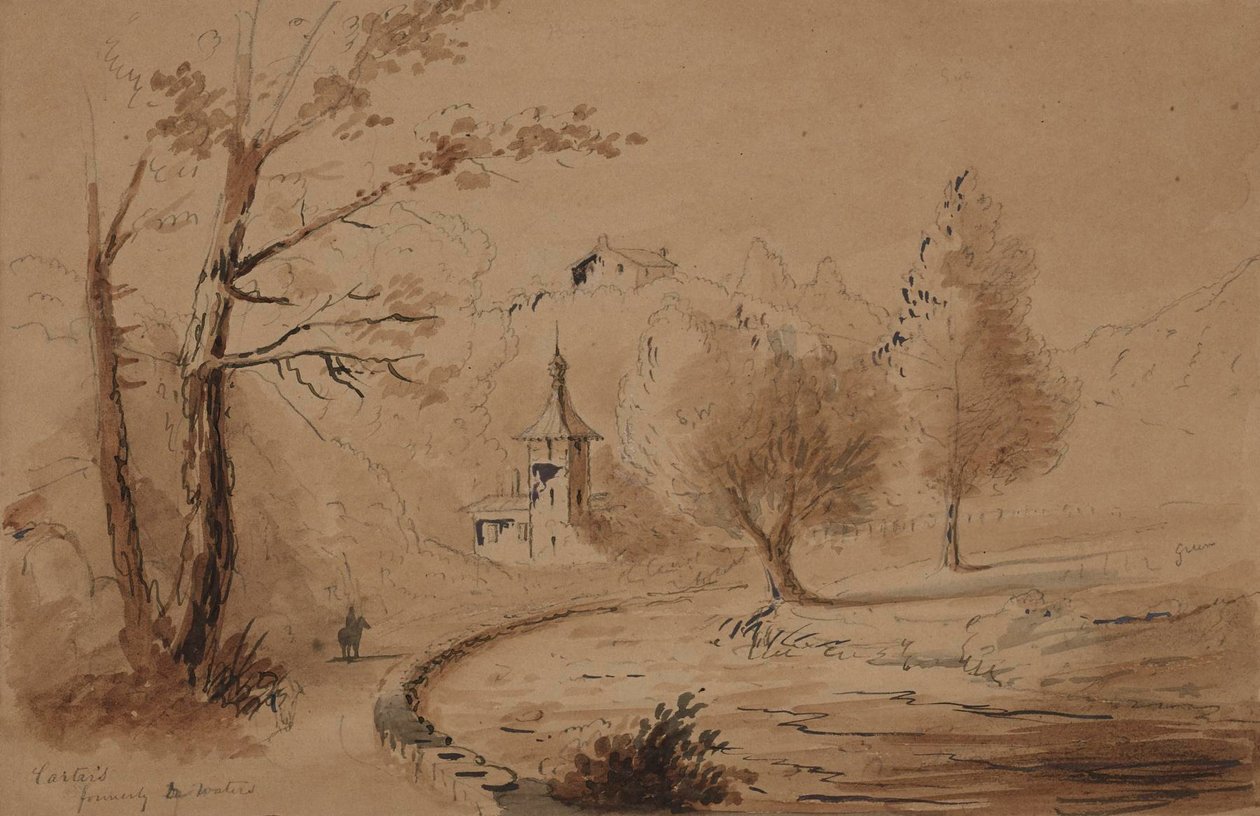 Veduta di una tenuta da Alfred Jacob Miller