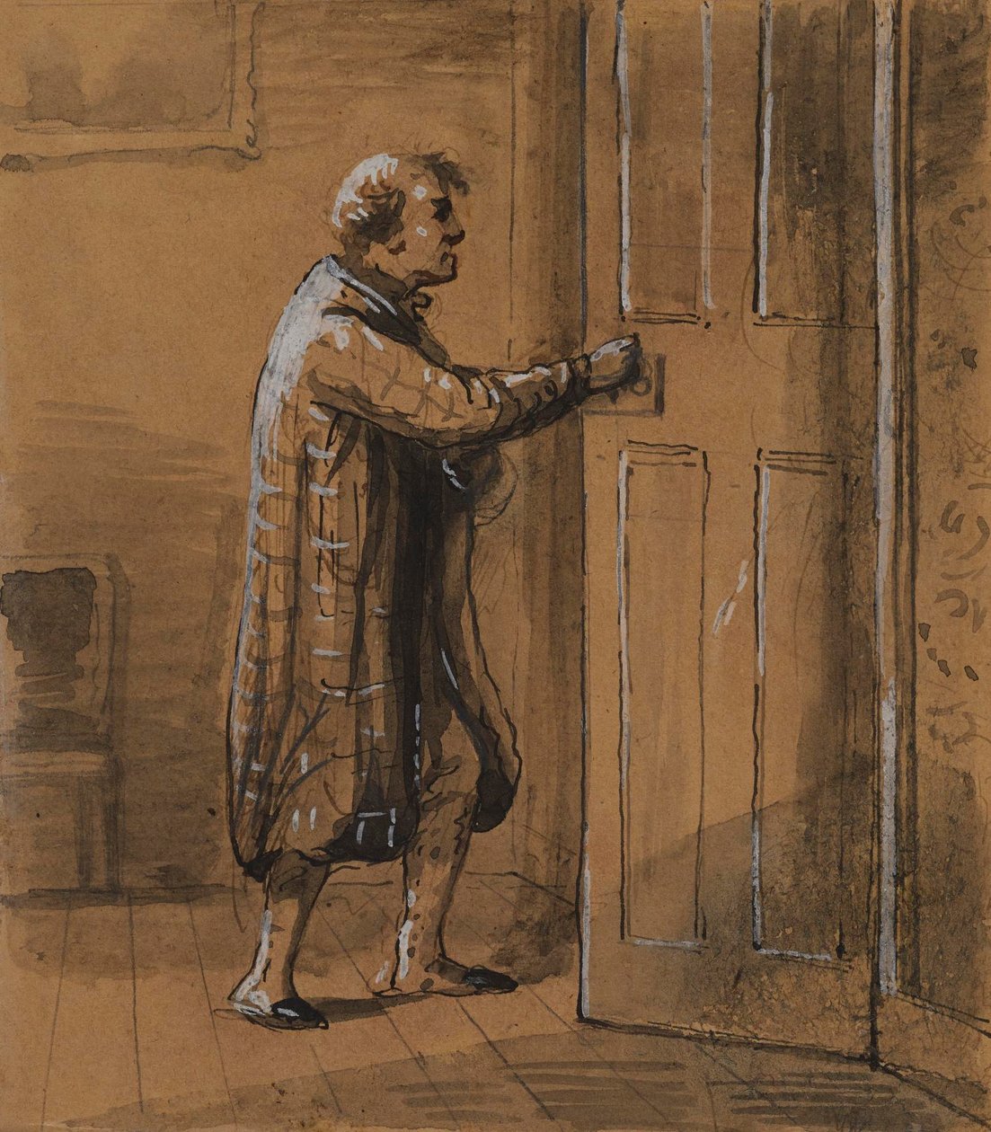 Quando non è presente nessuno da Alfred Jacob Miller