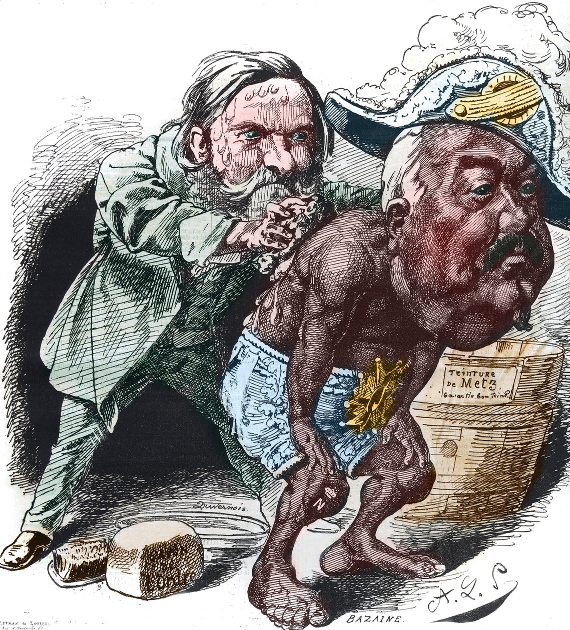 Clement Duvernois (1836-1879), politico francese, cercò di ripulire Francois Achille Bazaine (Francois-Achille) da Alfred Le Petit