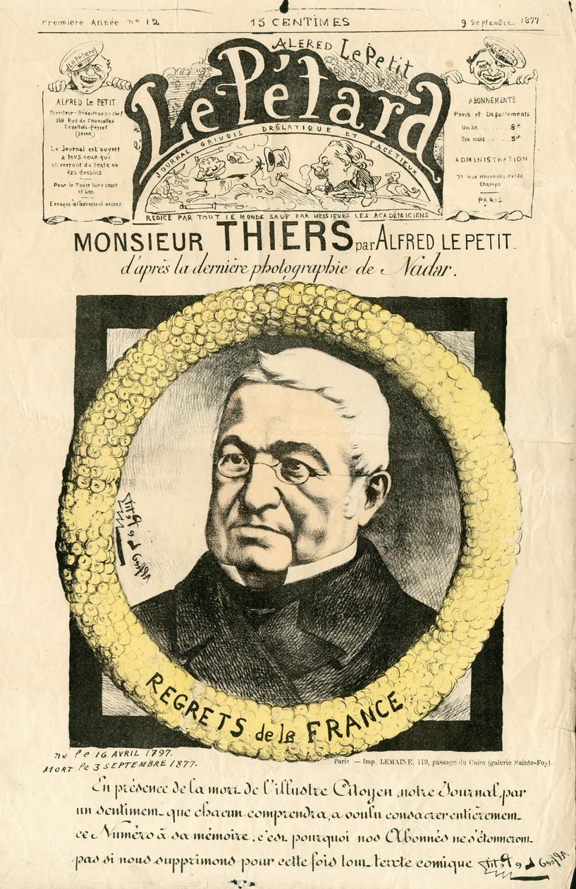 Copertina di Le Petard da Alfred Le Petit