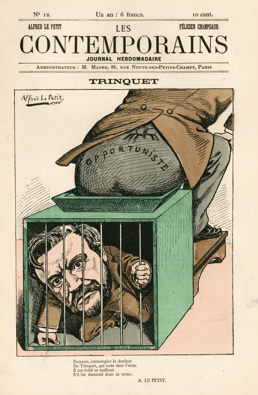 Copertina di Les Contemporains, numero 12 da Alfred Le Petit