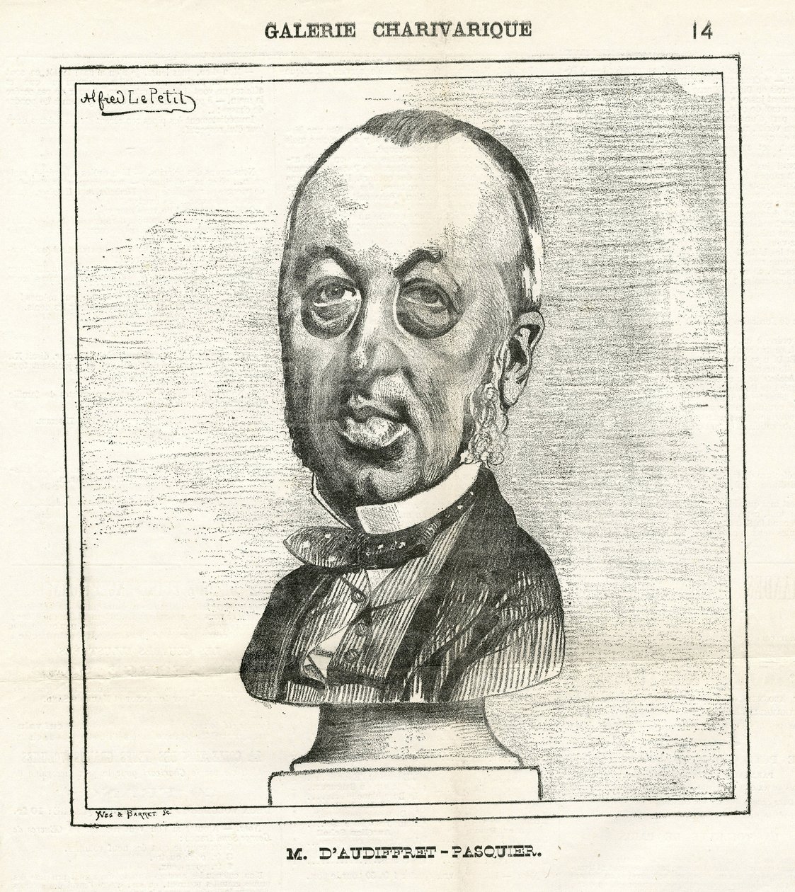 Illustrazione di Alfred Le Pete (1841-1909) in Le Charivari da Alfred Le Petit