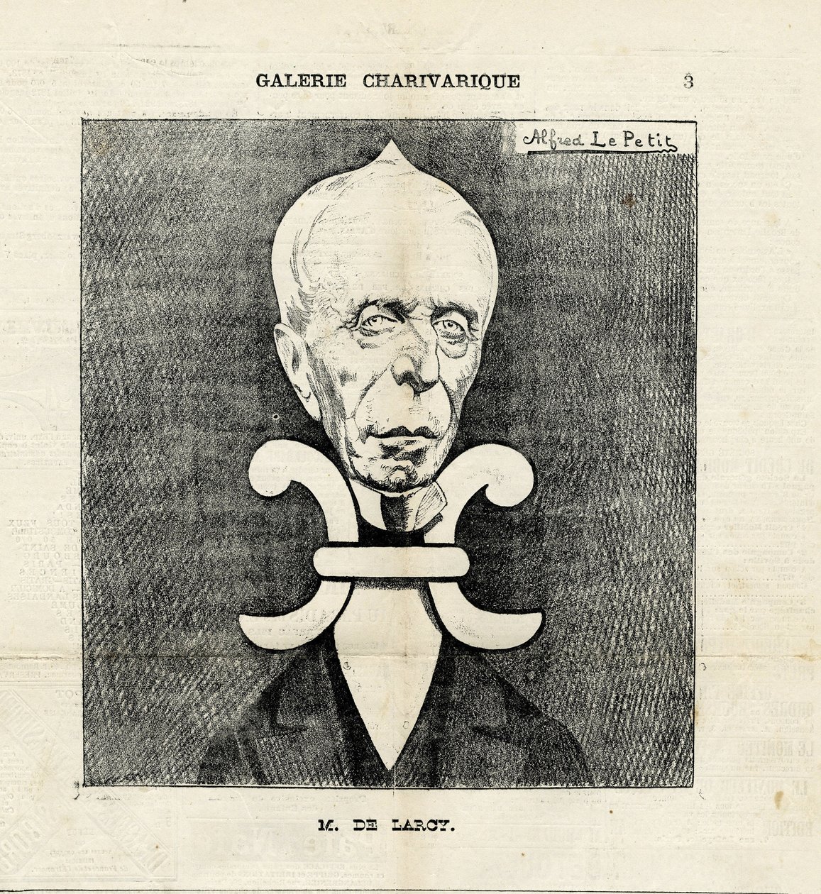 Illustrazione di Alfred Le Pete (1841-1909) in Le Charivari da Alfred Le Petit
