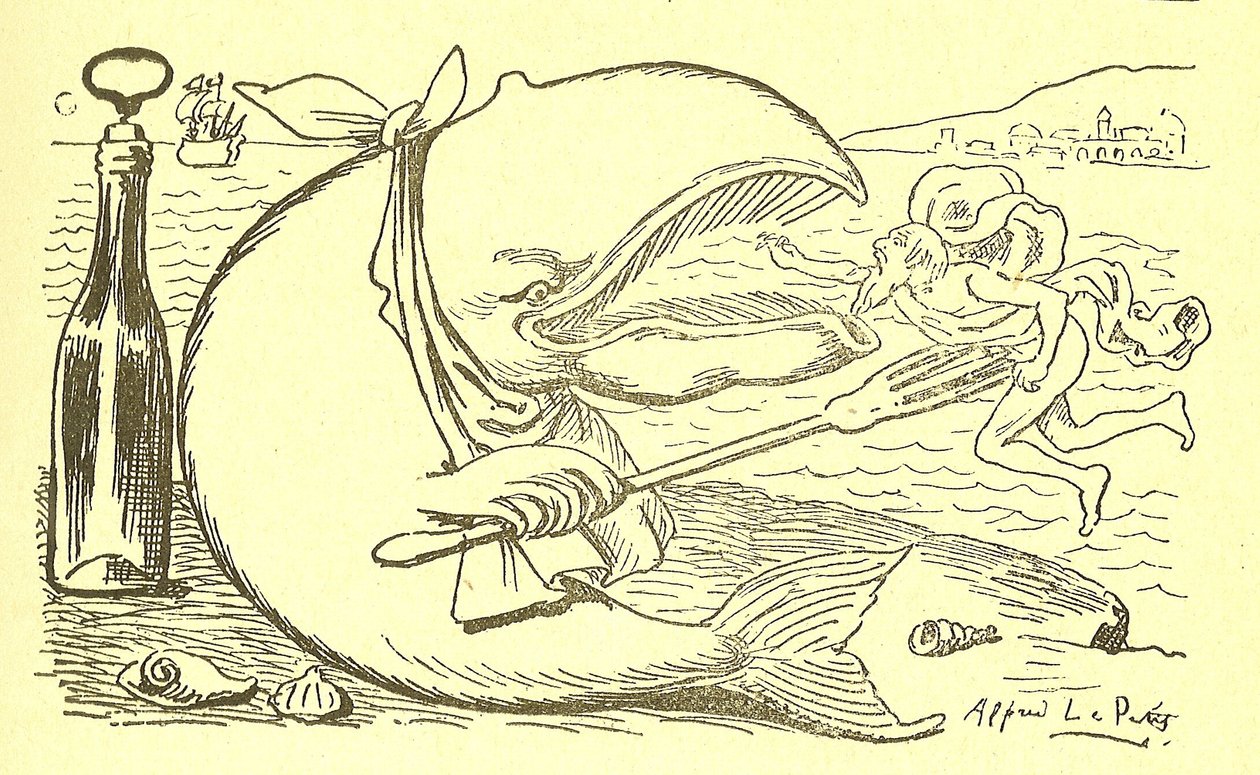 Illustrazione di Alfred Le Pete (1841-1909) in Gros-Jean e il suo curato da Alfred Le Petit