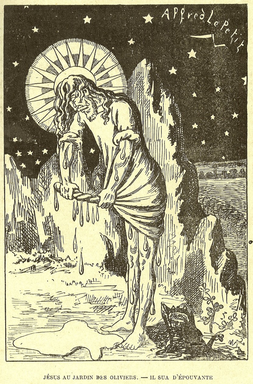 Illustrazione di Alfred Le Pete (1841-1909) in Gros-Jean e la sua parrocchia da Alfred Le Petit