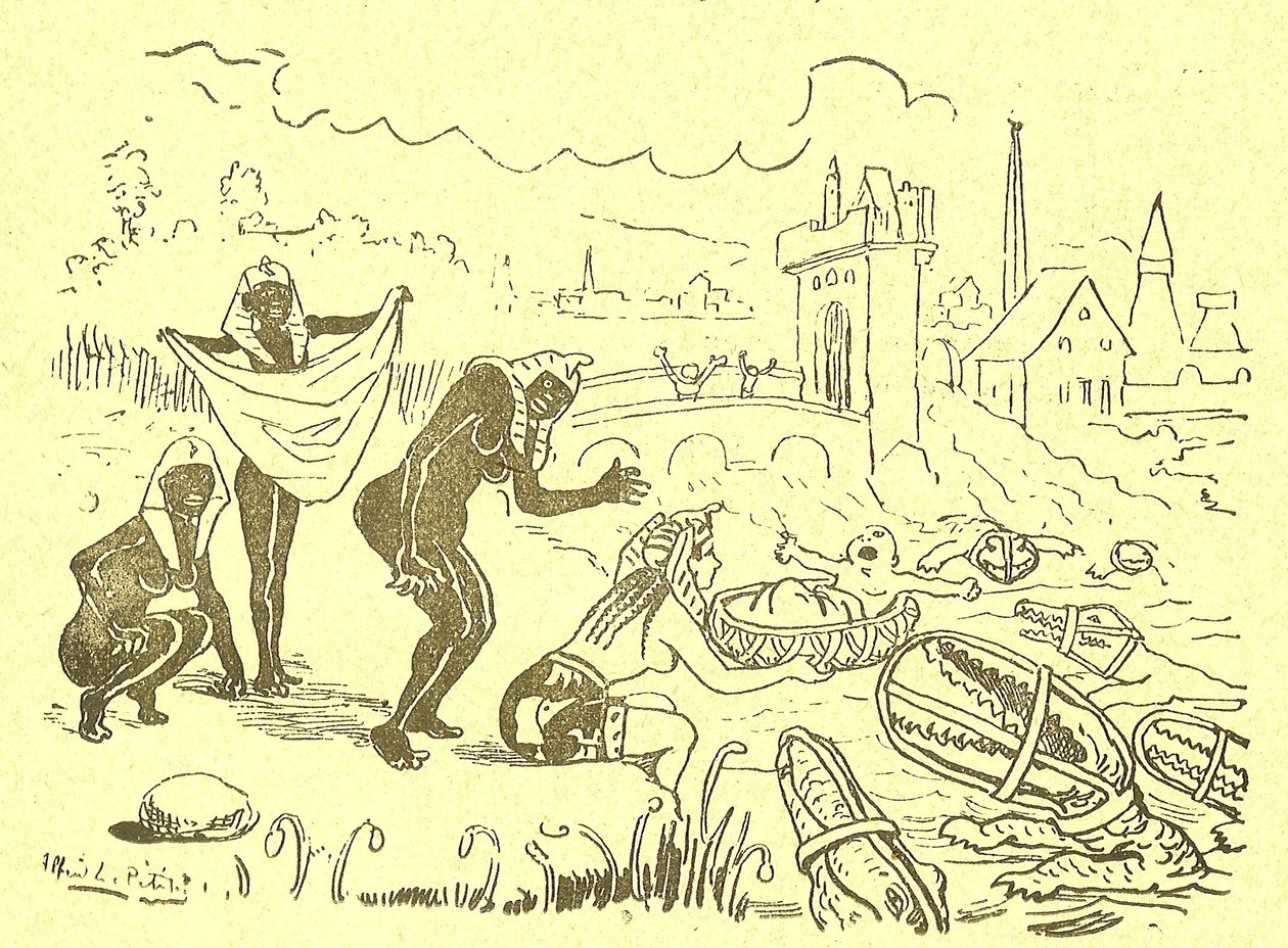 Illustrazione di Alfred Le Petit in Gros-Jean e il suo curato da Alfred Le Petit
