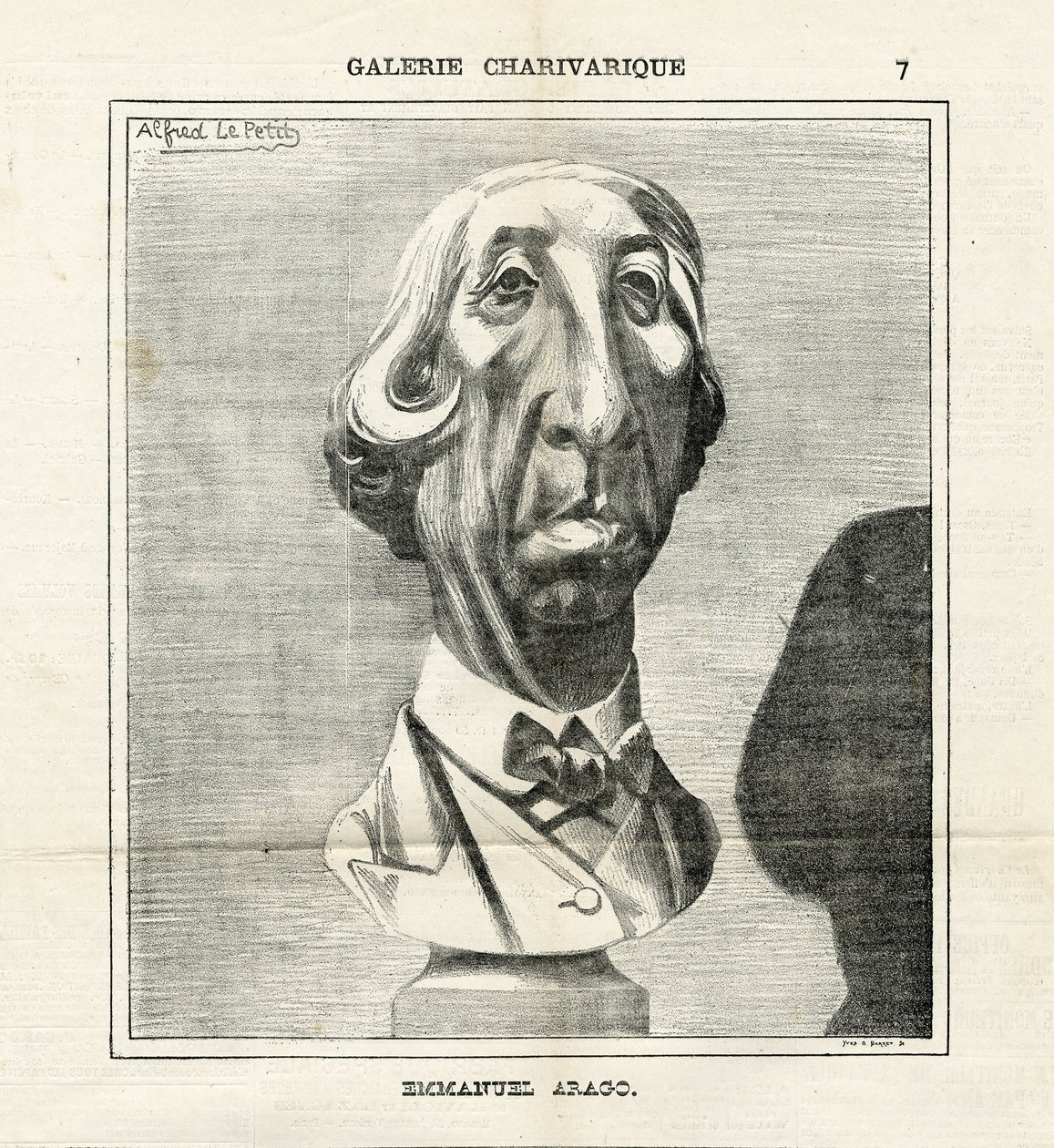Illustrazione di Alfred Le Petit (1841-1909) in Le Charivari da Alfred Le Petit