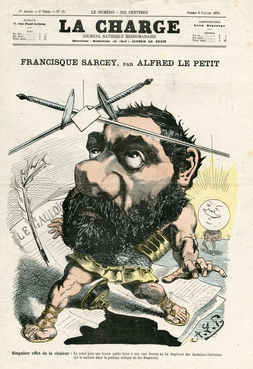 La Charge (1870), numero 12, Satirico a Colori da Alfred Le Petit