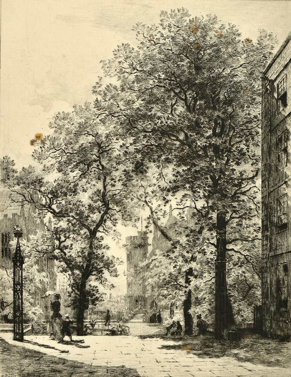 Fountain Court, Temple da Alfred Louis Brunet Debaines