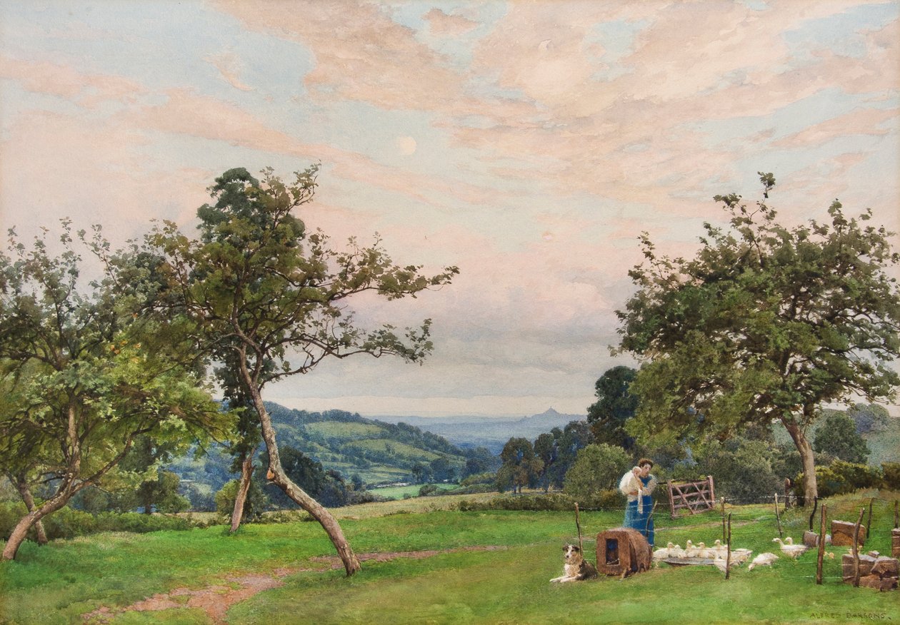 Il recinto delle anatre da Alfred Parsons