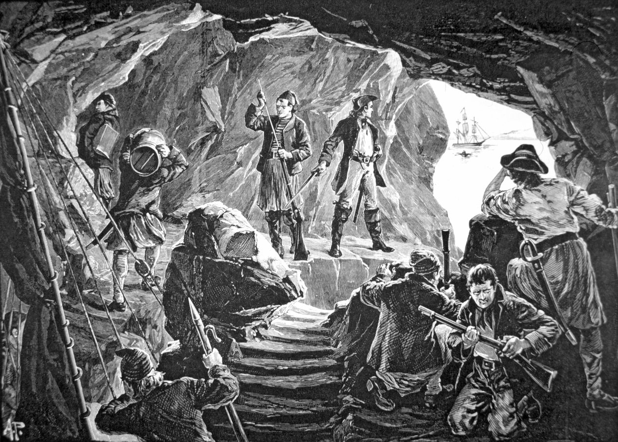 La caverna dei contrabbandieri da Alfred Pearse