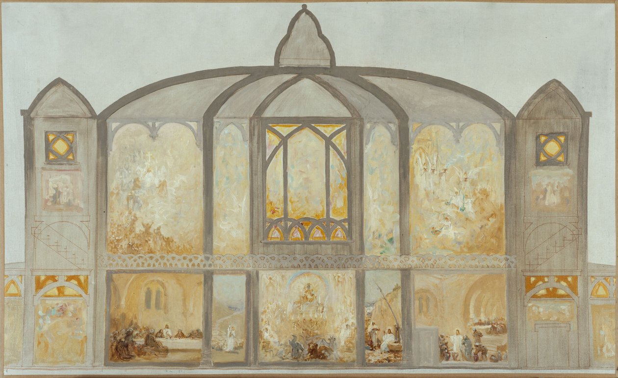 Bozzetto per la chiesa di Saint-Jean de Montmartre, circa 1900 da Alfred Plauzeau