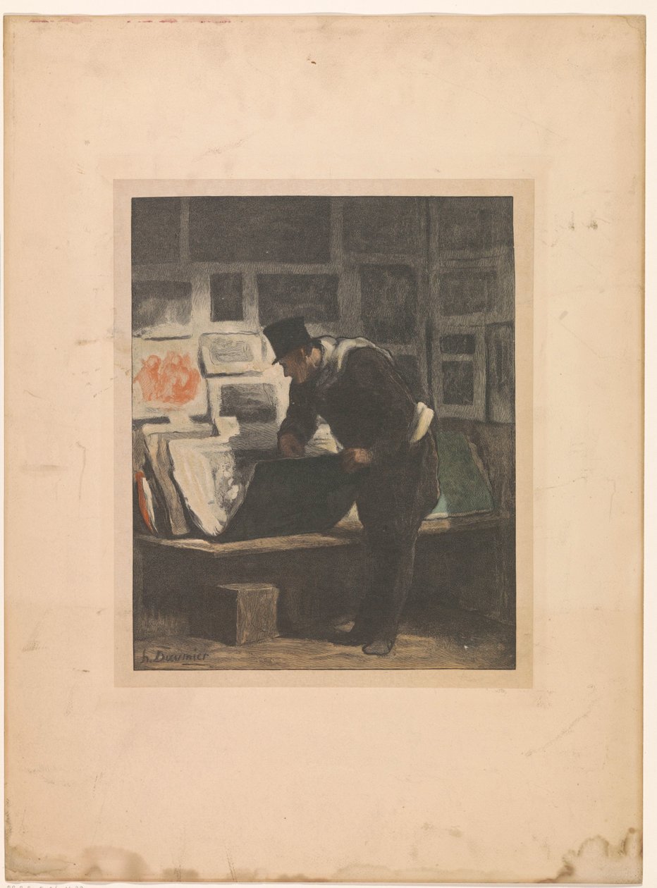 Collezionista di stampe da Alfred Prunaire