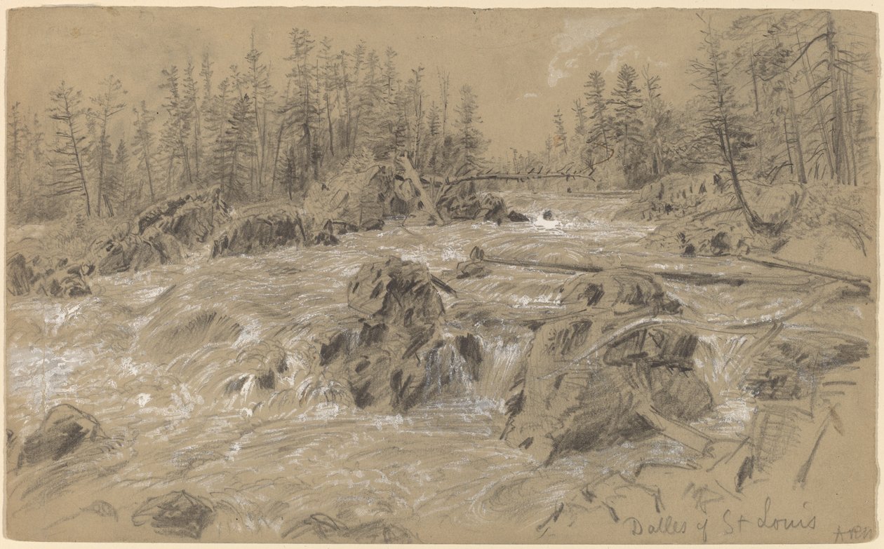 Dalles di St. Louis da Alfred R. Waud