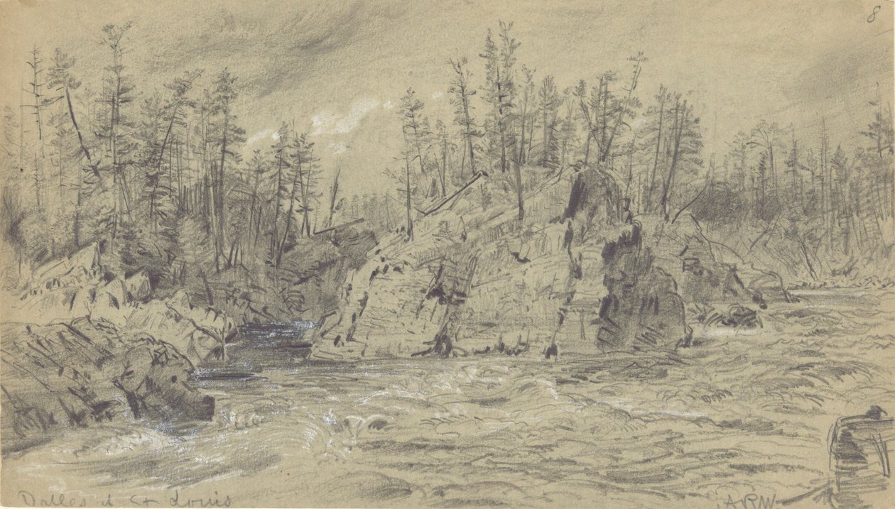 Dalles di St. Louis da Alfred R. Waud