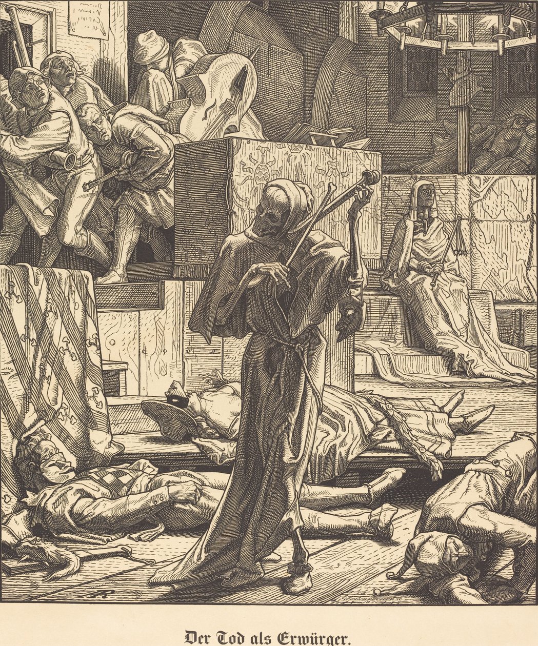 La Morte come Strangolatore da Alfred Rethel