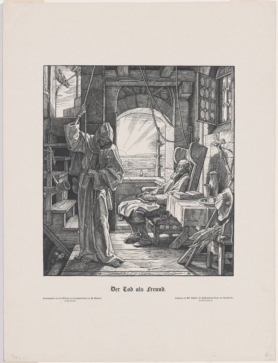 Der Tod als Freund da Alfred Rethel