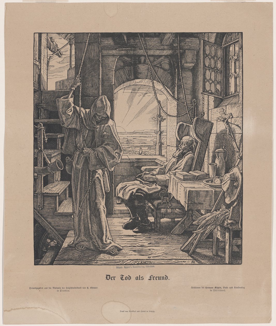 La morte come amico da Alfred Rethel