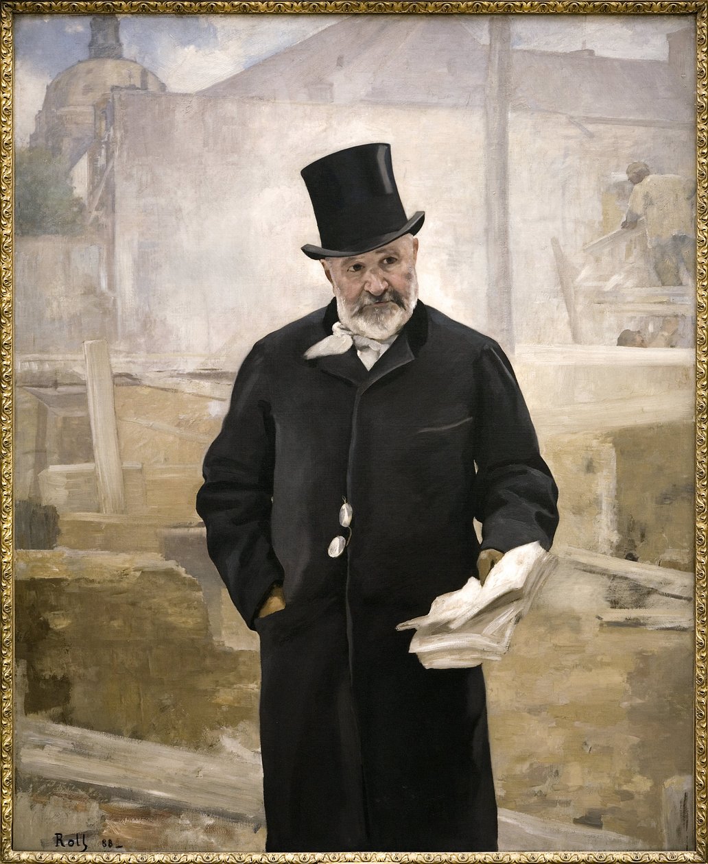 Ritratto di Jean Charles Adolphe Alphand da Alfred Roll