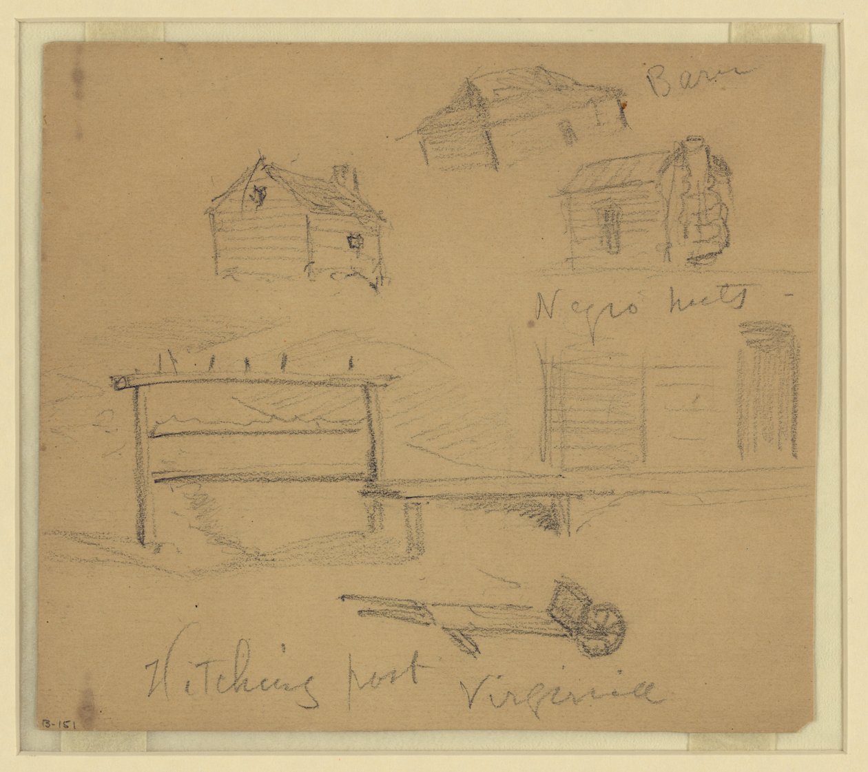 Palo di attacco, Virginia da Alfred Rudolph Waud
