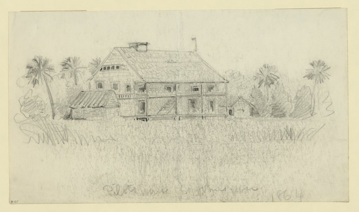 Casa dei piloti sul fiume St. Johns da Alfred Rudolph Waud