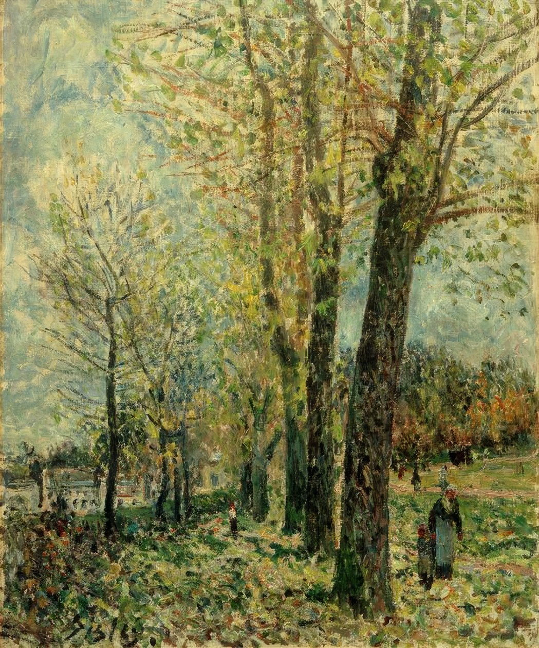 A. Sisley, Paesaggio nei dintorni di Moret da Alfred Sisley