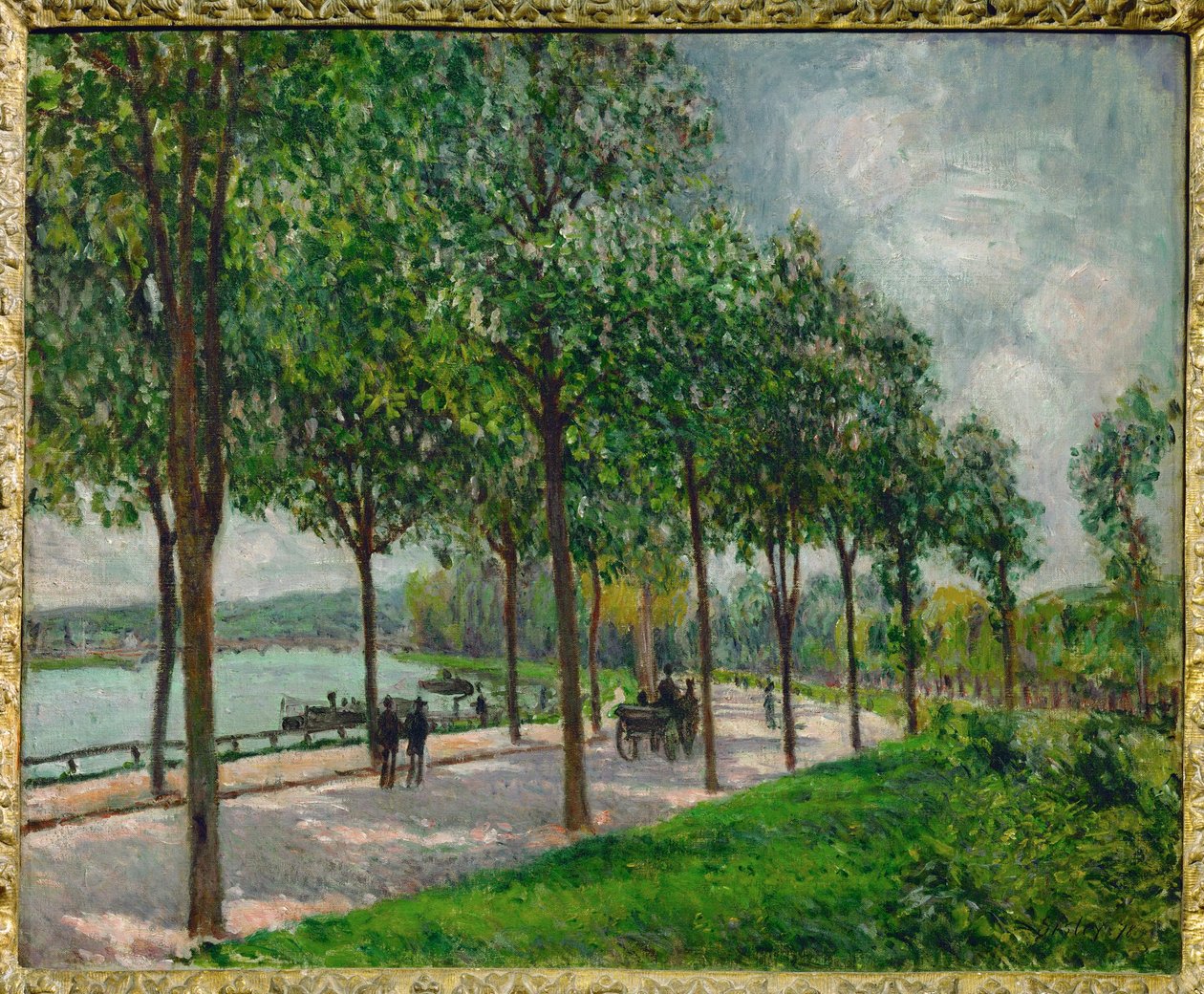 Allee des marroniers da Alfred Sisley